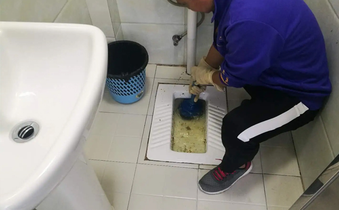 岭口镇疏通蹲坑